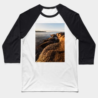 Early morning light on the rocks Baseball T-Shirt